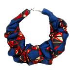 Boucle d'oreille - JELIS (Tissu WAX assorti à la tenue)
